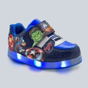 Marvel Light Up Boys Shoe Size 10